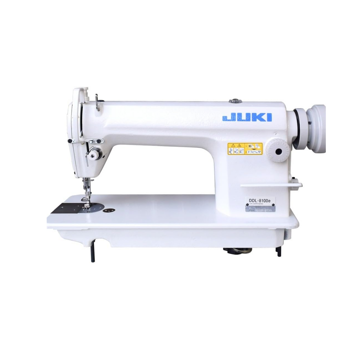 Juki - DDL-8100E single needle lockstitch - Sewing machine - White - Front view