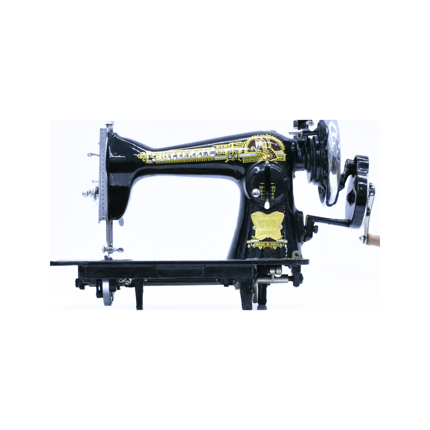 Butter fly - Vintage sewing machine - Black - Front view