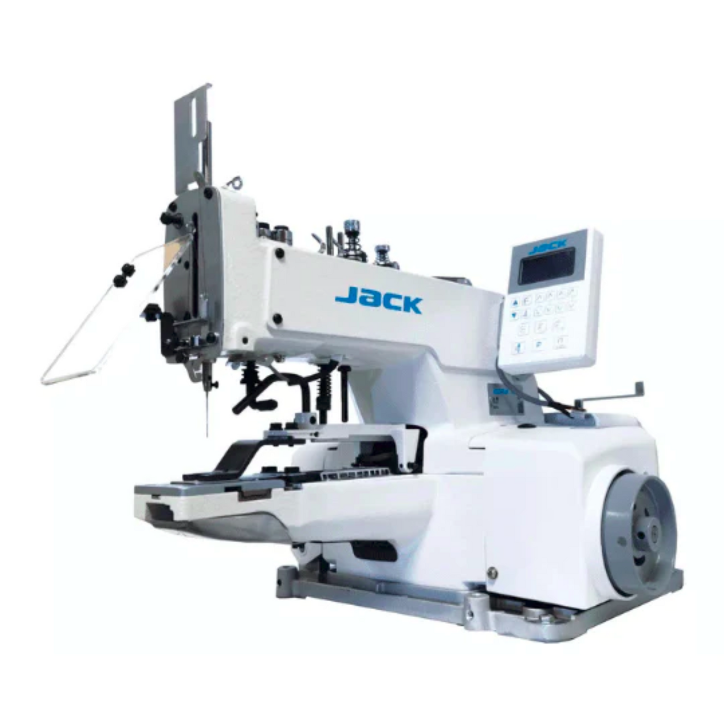 Jack JK-T1377E button - Sewing machine - White - Front view