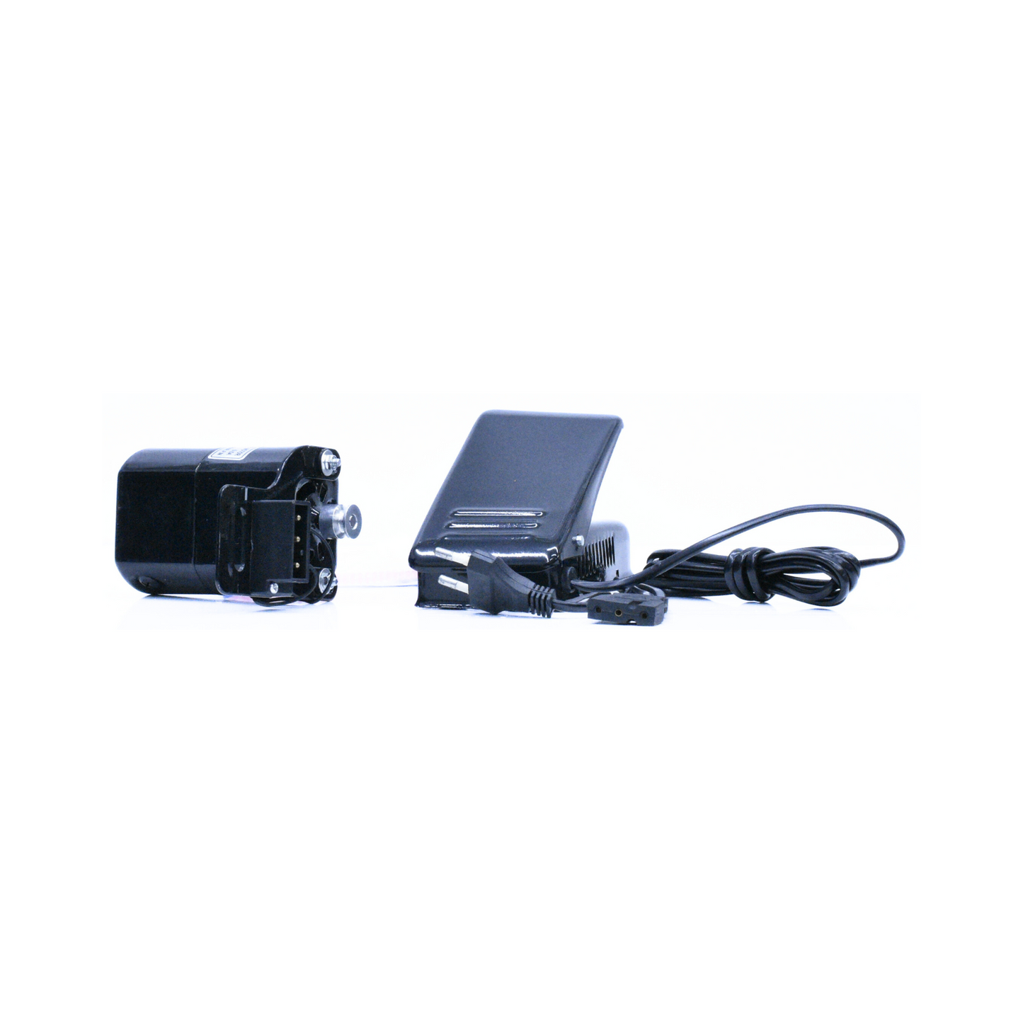 Sewing machine motor and controller 100w and 150w - Black - Front view