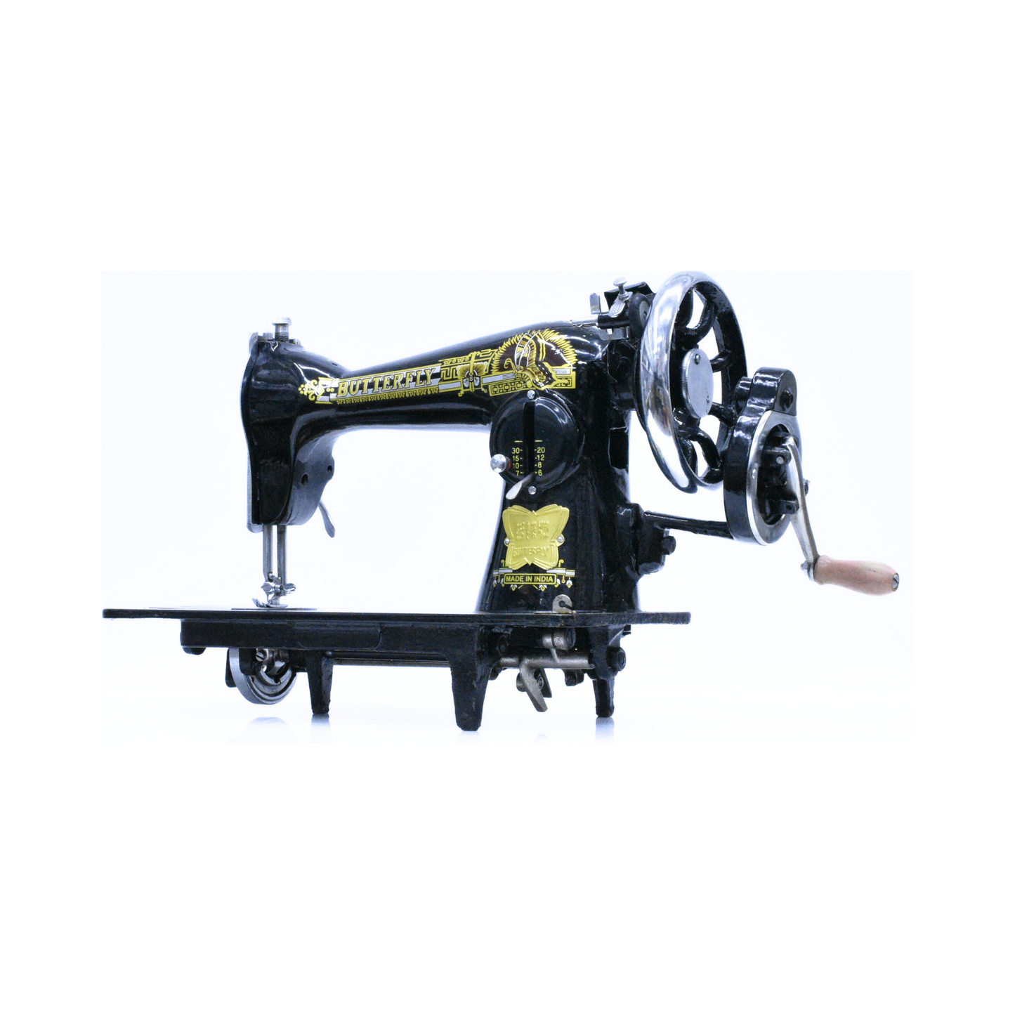 Butter fly - Vintage sewing machine - Black - Side view
