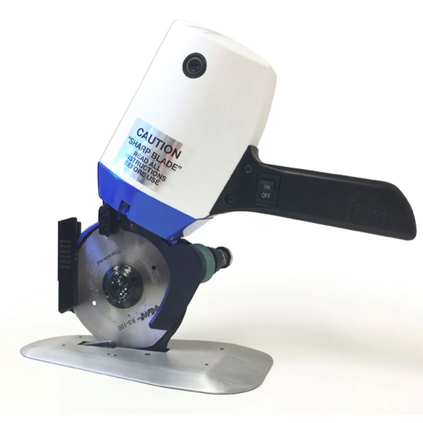 Octa KM RS-100 - 4 Round knife fabric cutter - Multi color - Side view
