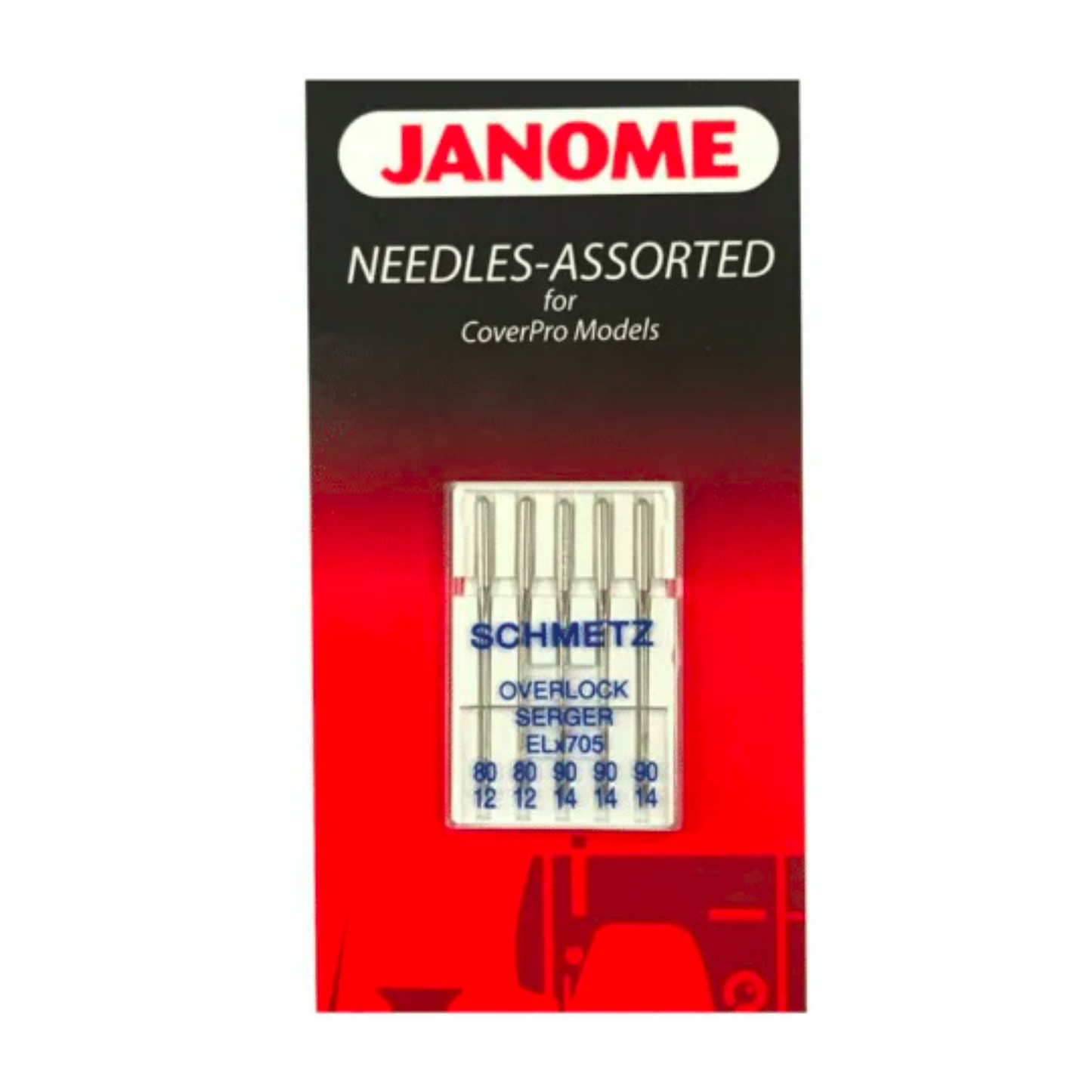 Janome - Assorted needles - Silver - Packet