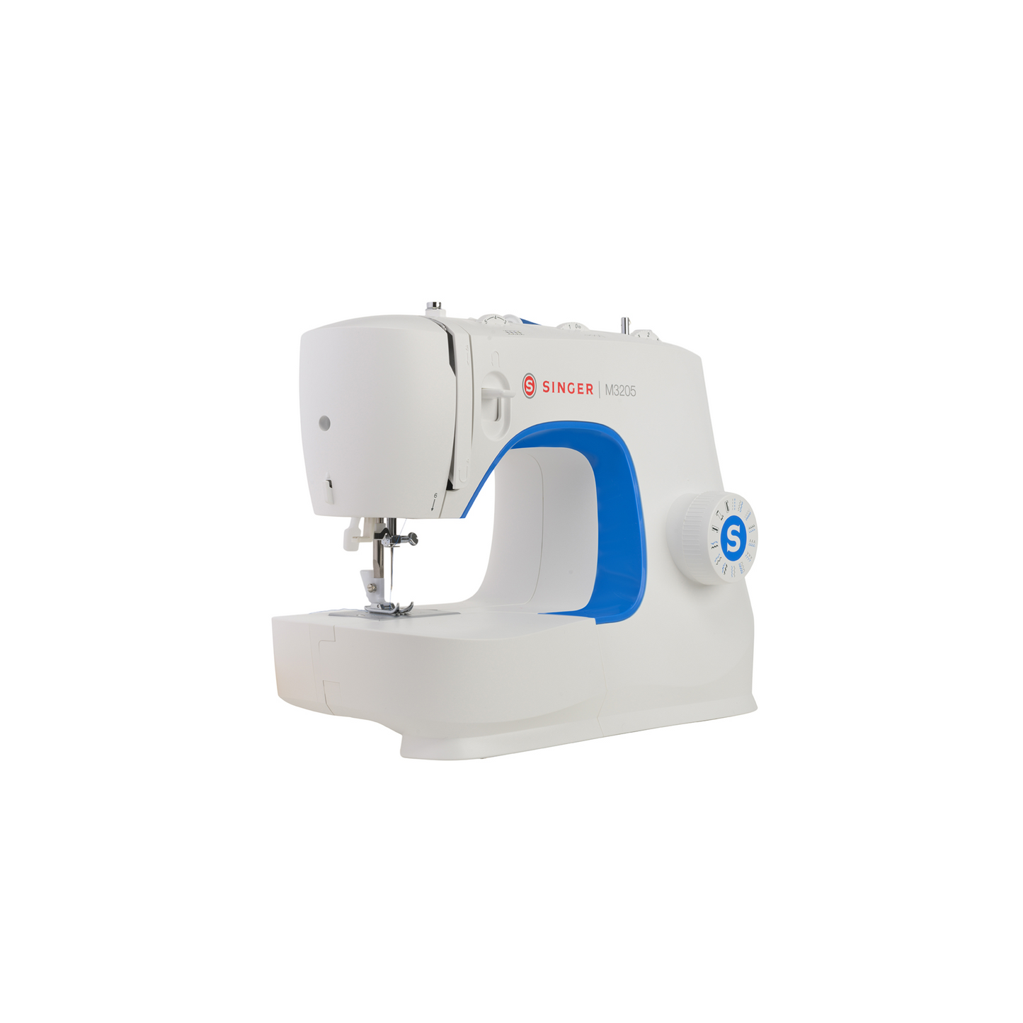 Singer M3205 - Sewing machine - White - Side view