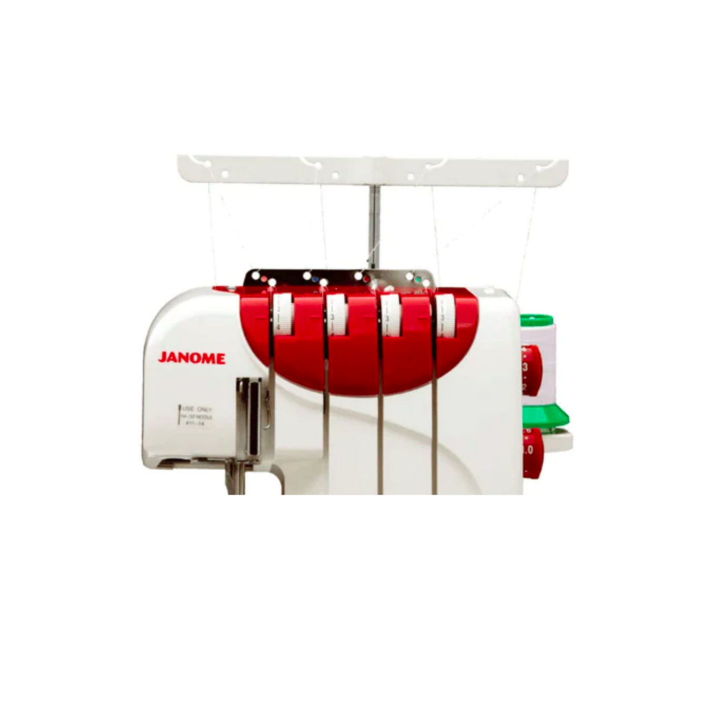 Janome 9300DX - overlock machine - White - Close view