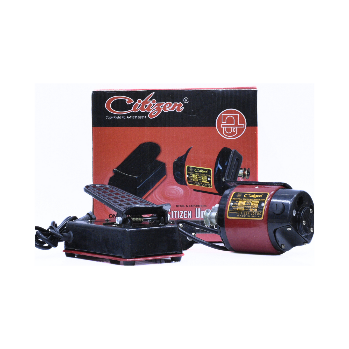 Citizen - Tulu motor 230V - Multi color -Side view