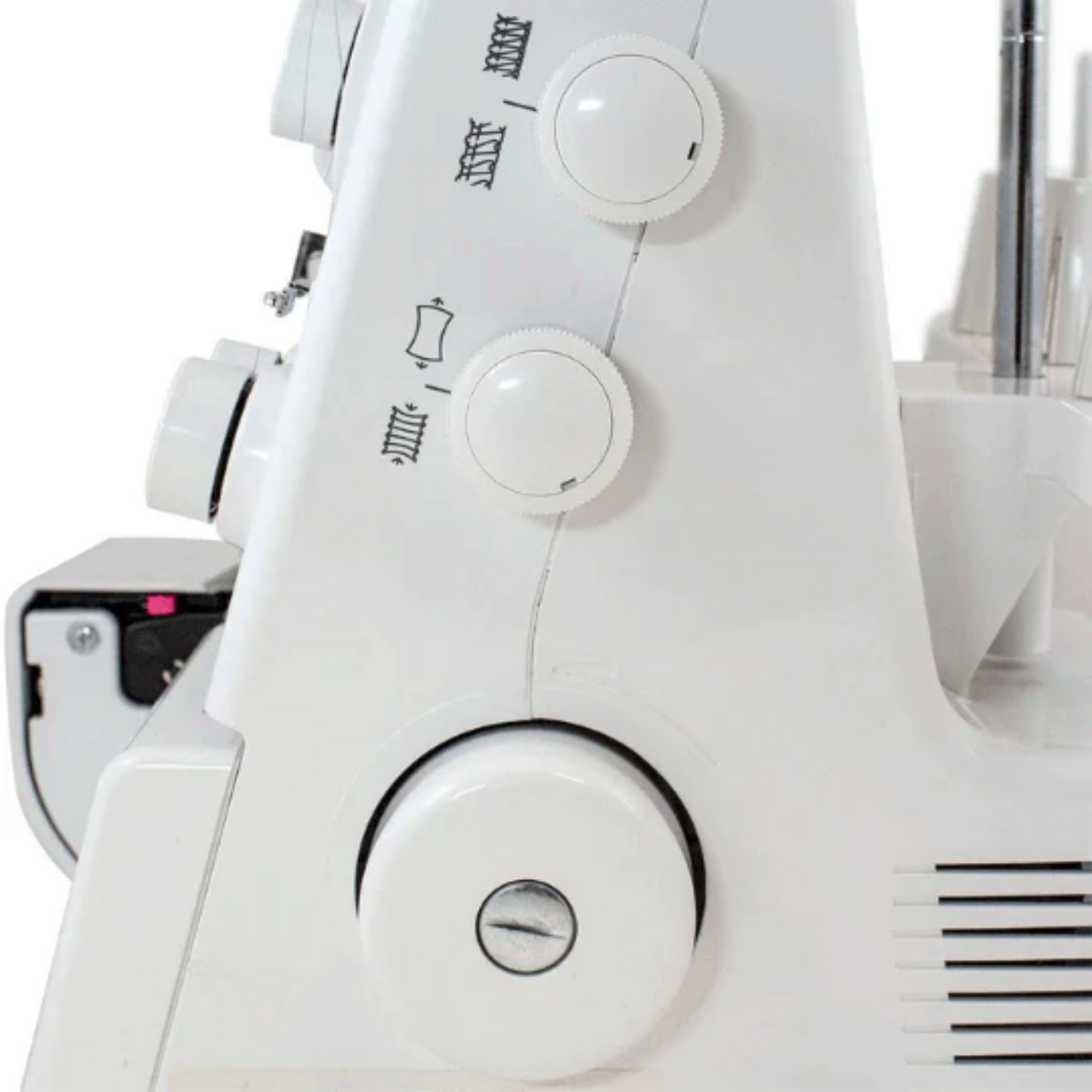 Janome 7034D magnolia serger - Sewing machine - White - Close view