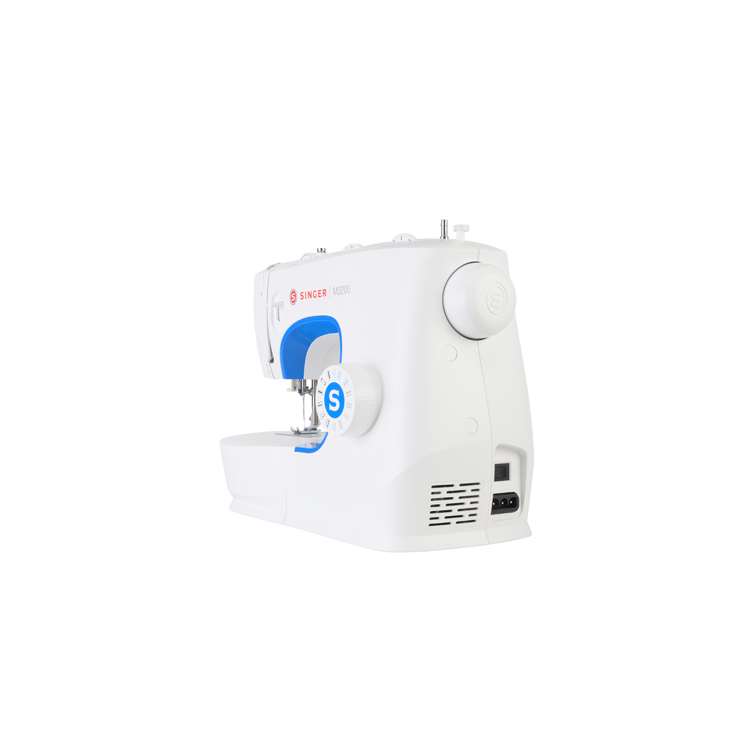 Singer M3205 - Sewing machine - White - Side view