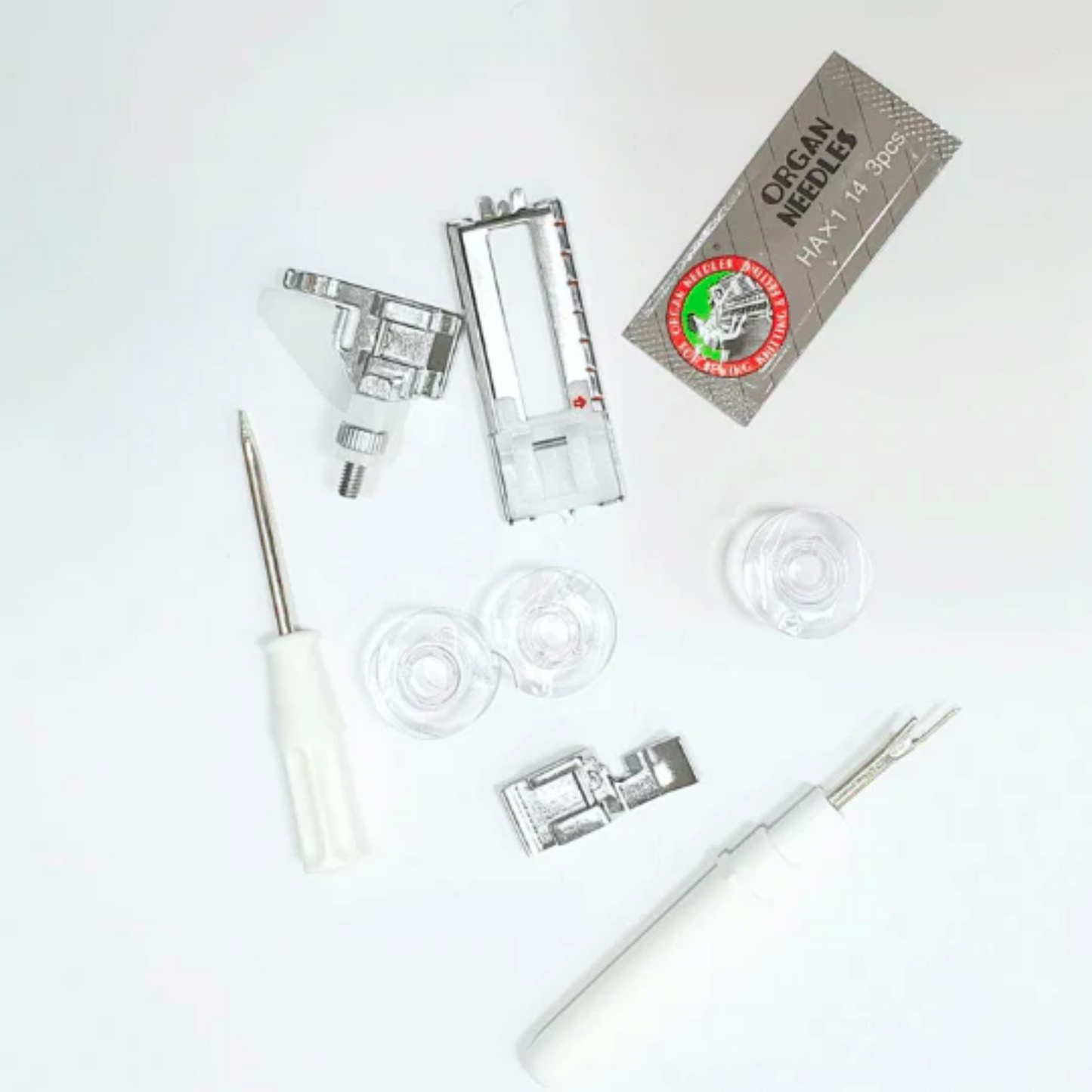 Janome orchid 12 - Sewing machine - White - Accessories