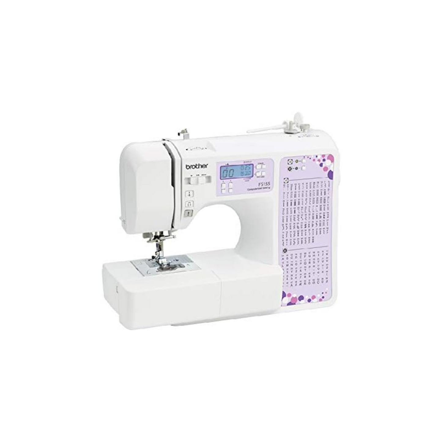 Brother FS155 - Sewing machine - White - Side view