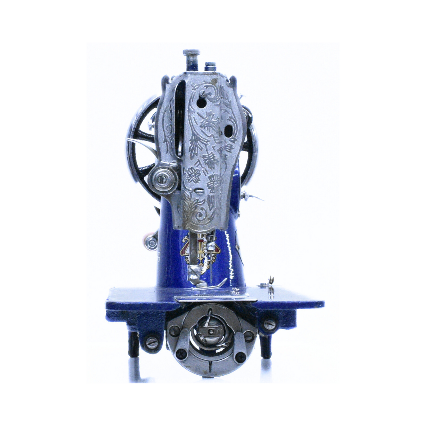 Blue berry - Vintage sewing machine - Blue - Black view