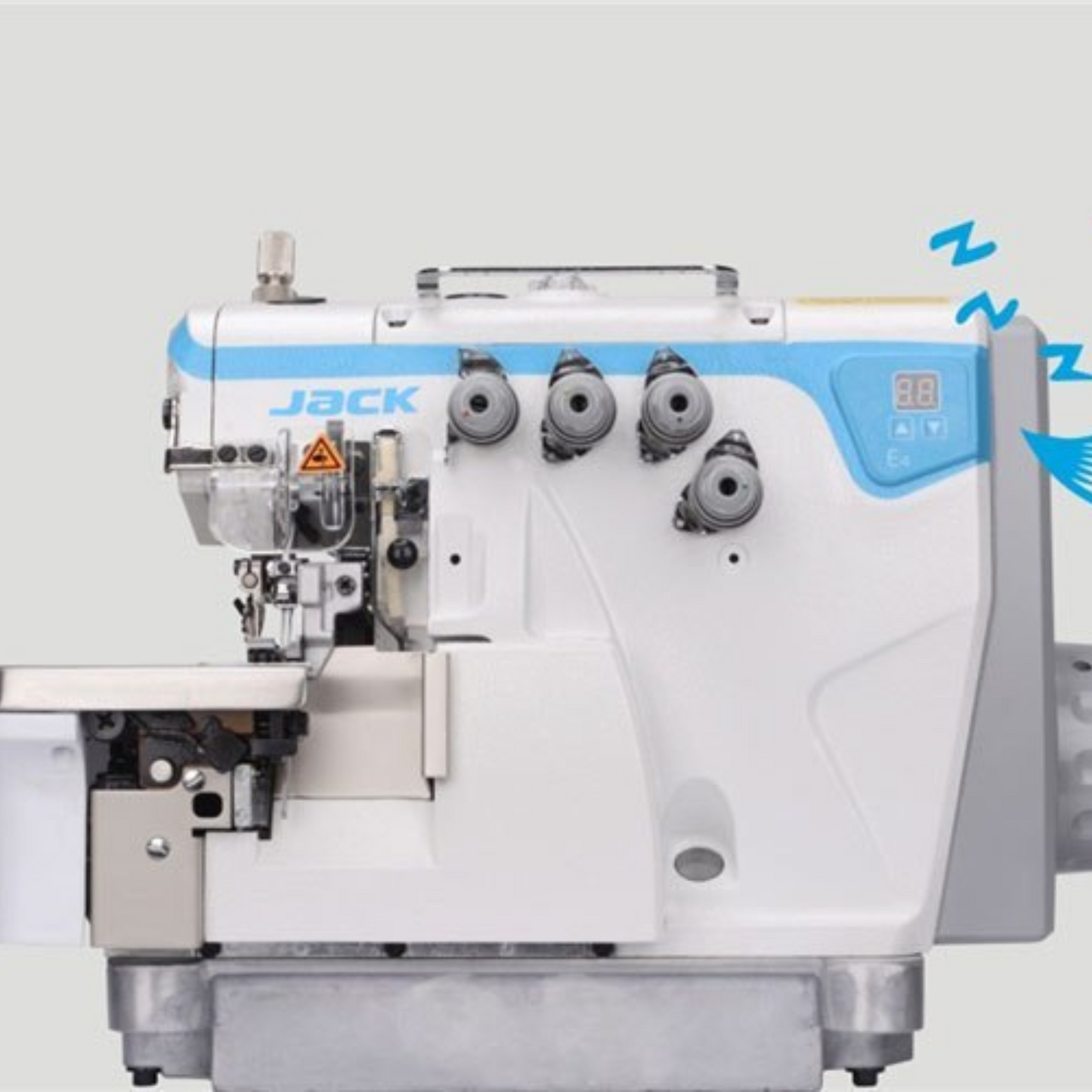 Jack E4-5 5 thread - Overlocker - White - Front view