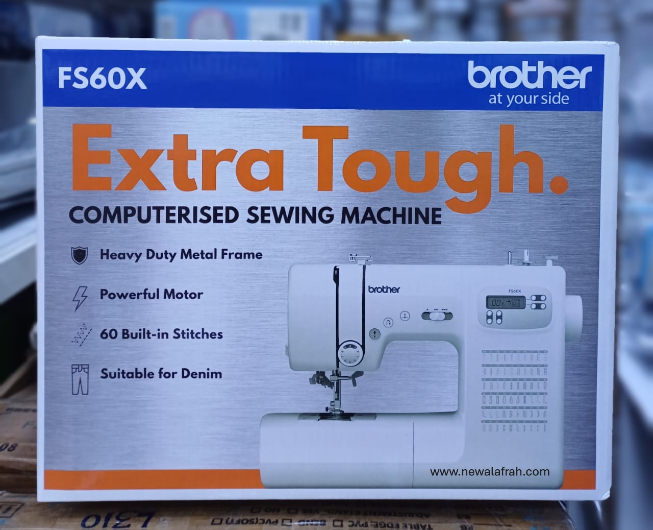 Brother FS60X sewing machine - NEW AL AFRAH