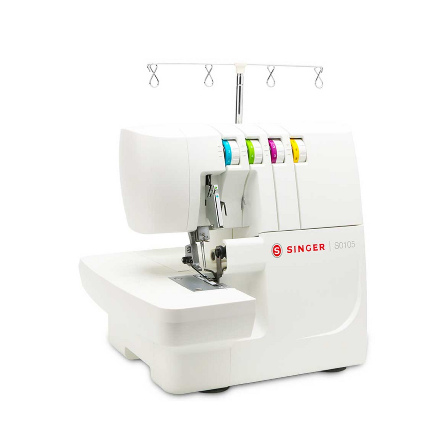 Singer S0105 - Overlock machine serger - White - Side view