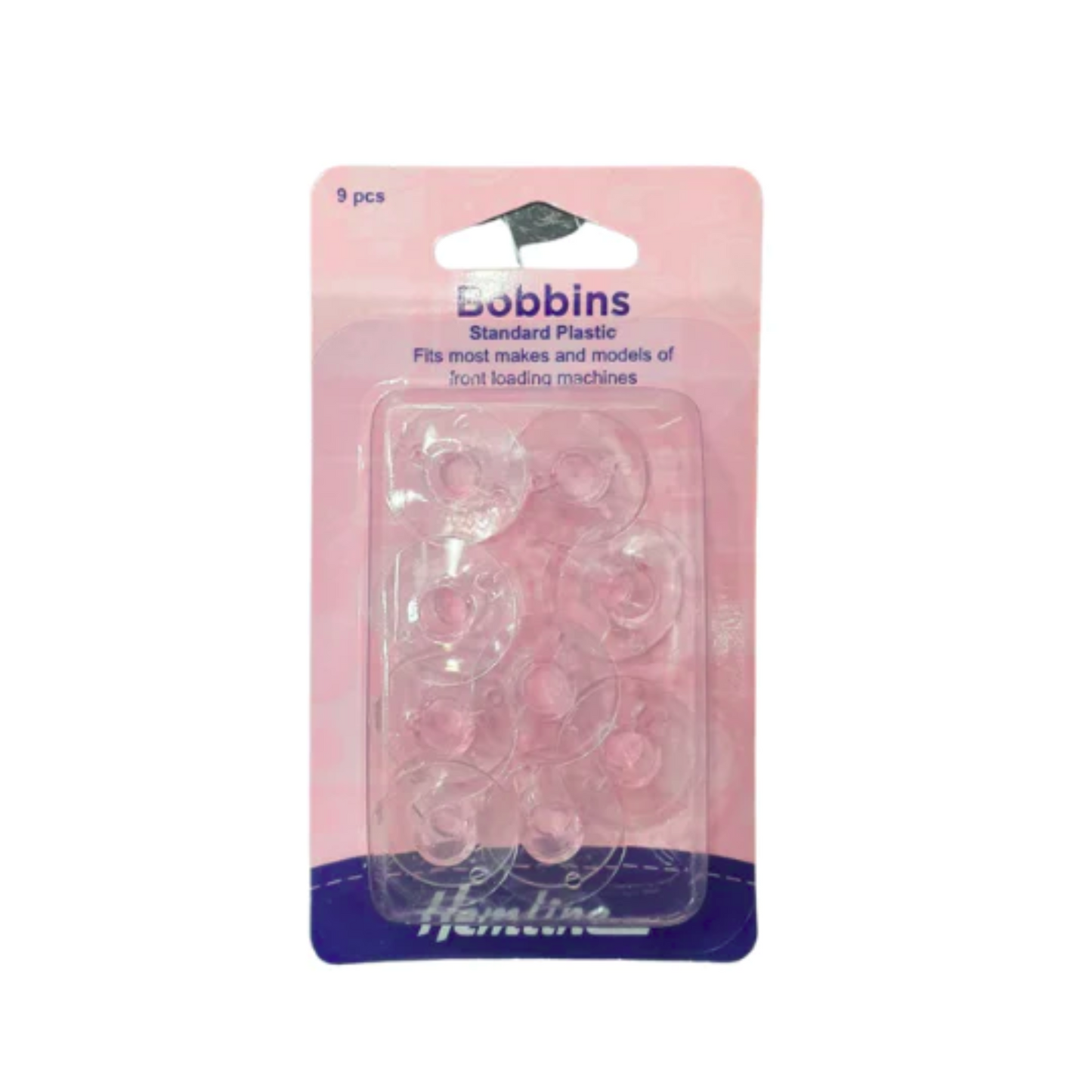 Hemline - Sewing machine bobbin pack - White - Front view
