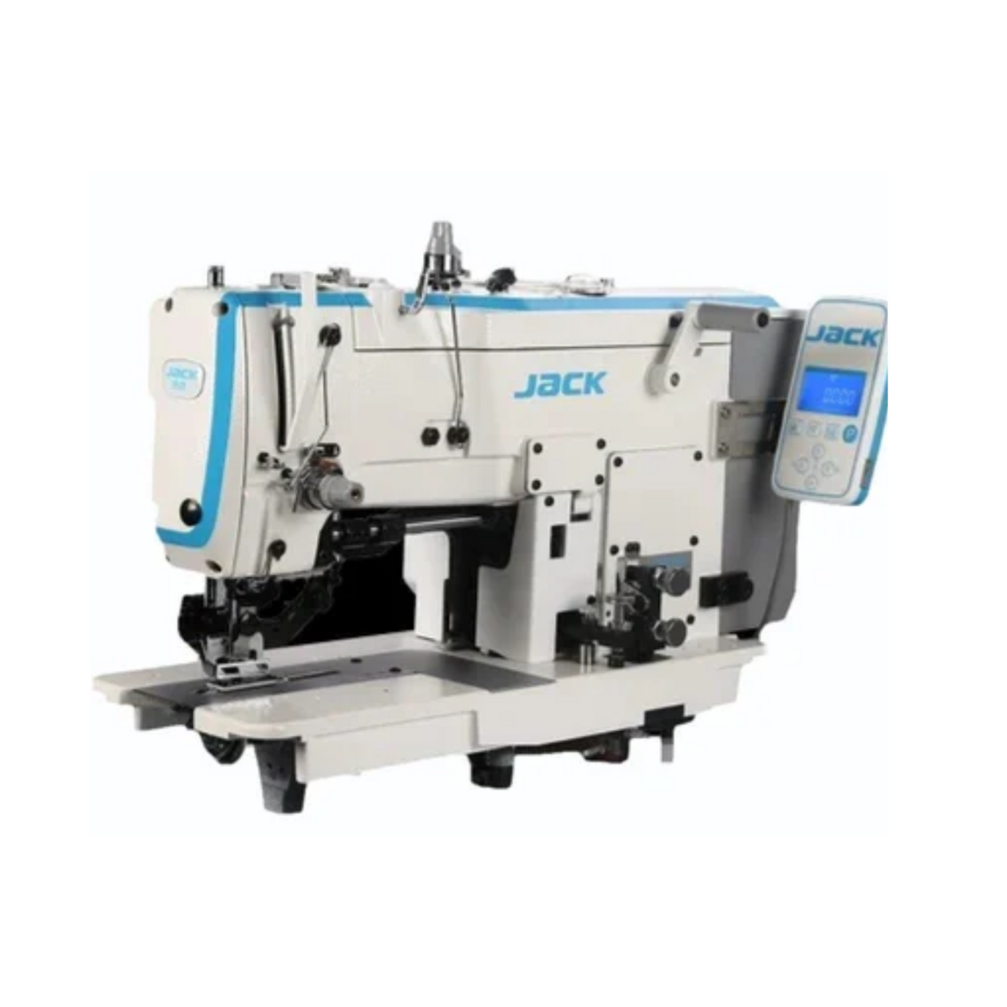 Jack-JK-T781G direct drive button hole - Sewing machine - White - Front view