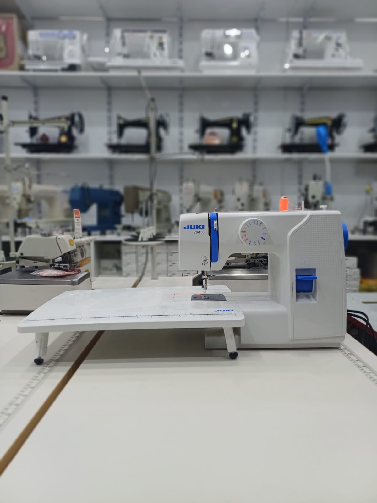Juki VS-160, Straight Stitch Machine, Heavy-Duty Performance, High-Speed Operation, Durable Construction, Manual Controls.