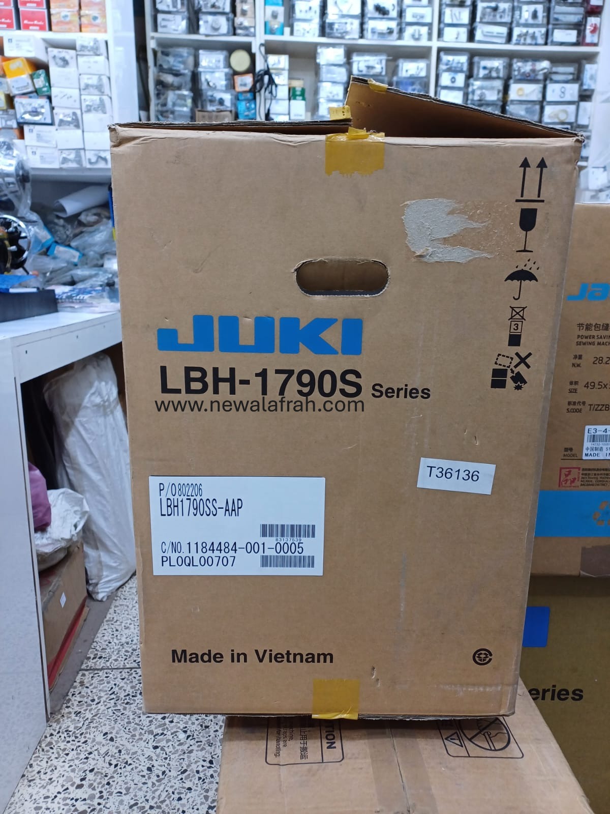 Juki LBH-1790-S Computer-Controlled, High-speed, Buttonholing Machine (Complete Set) - NEW AL AFRAH