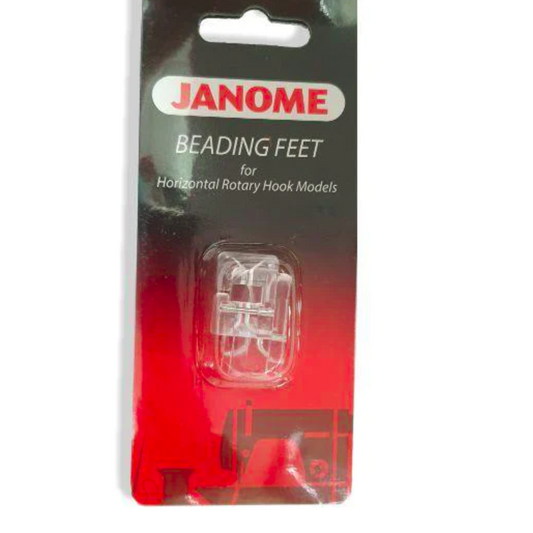 Janome - Beading foot - Sewing accessory - White - Packet