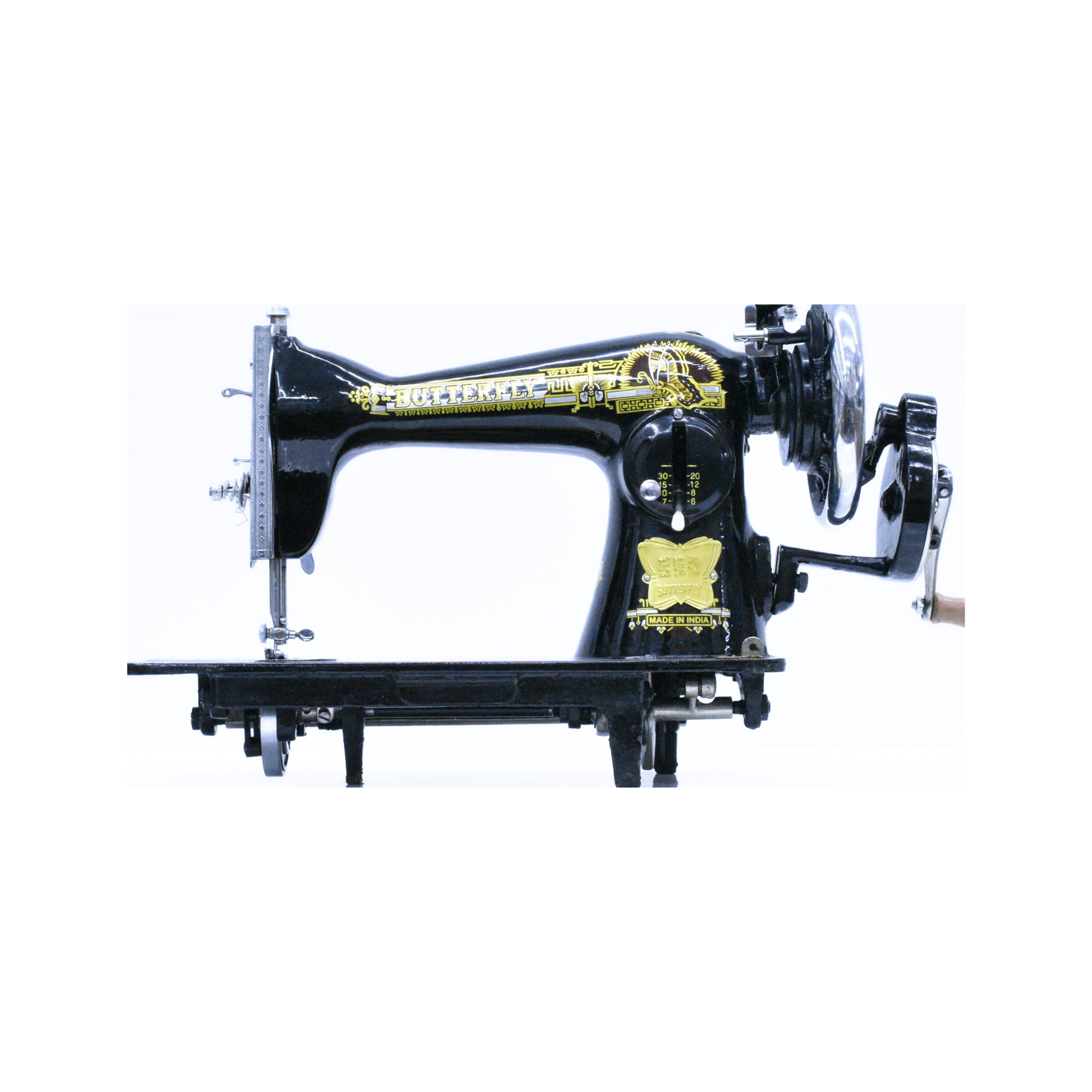 Butter fly  - Vintage sewing machine - Black - Front view