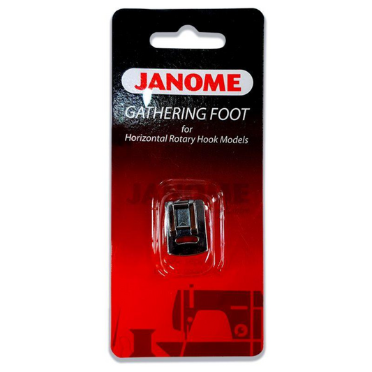 Janome - Gathering foot - Silver - Packet