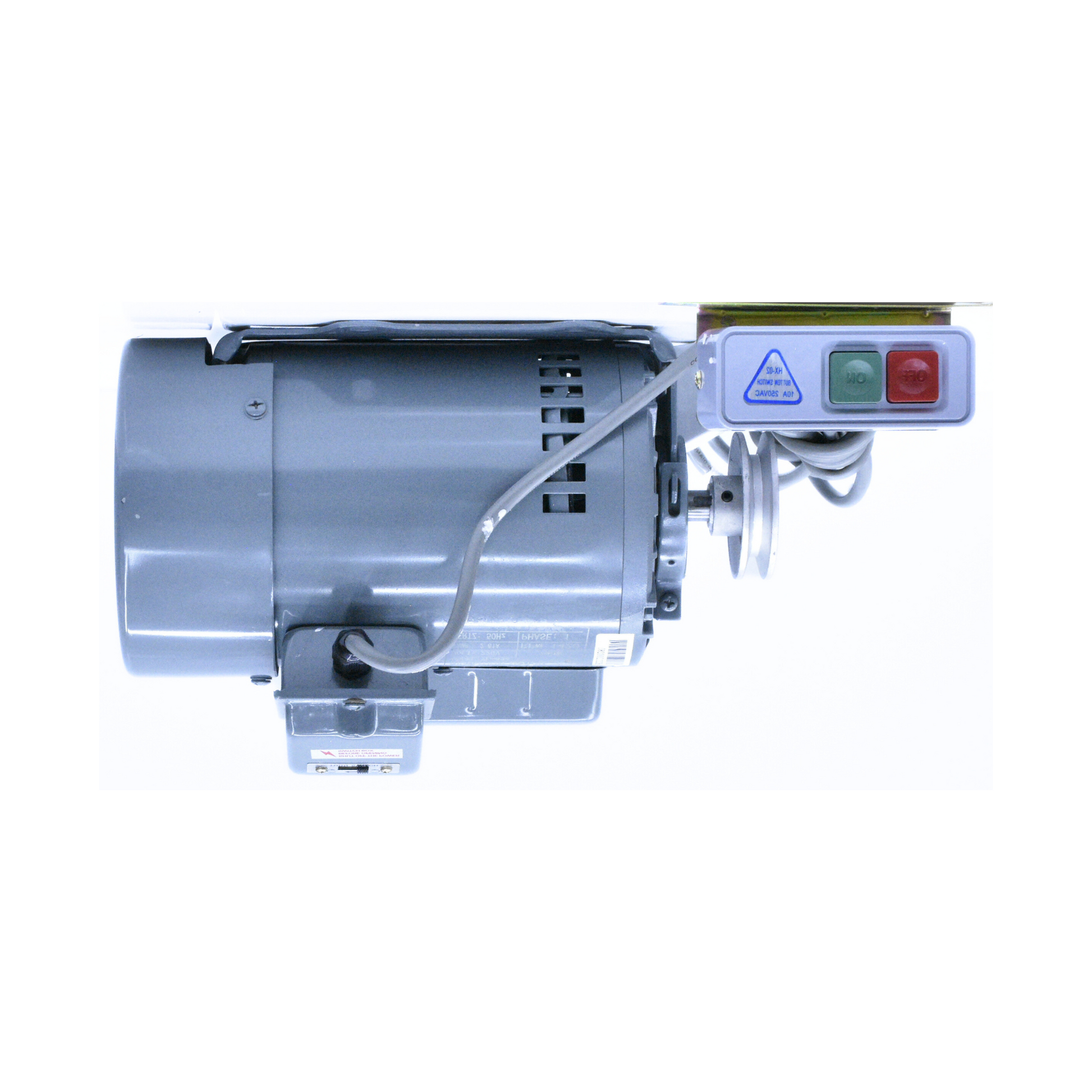 Induction motor 400w - White - Front view