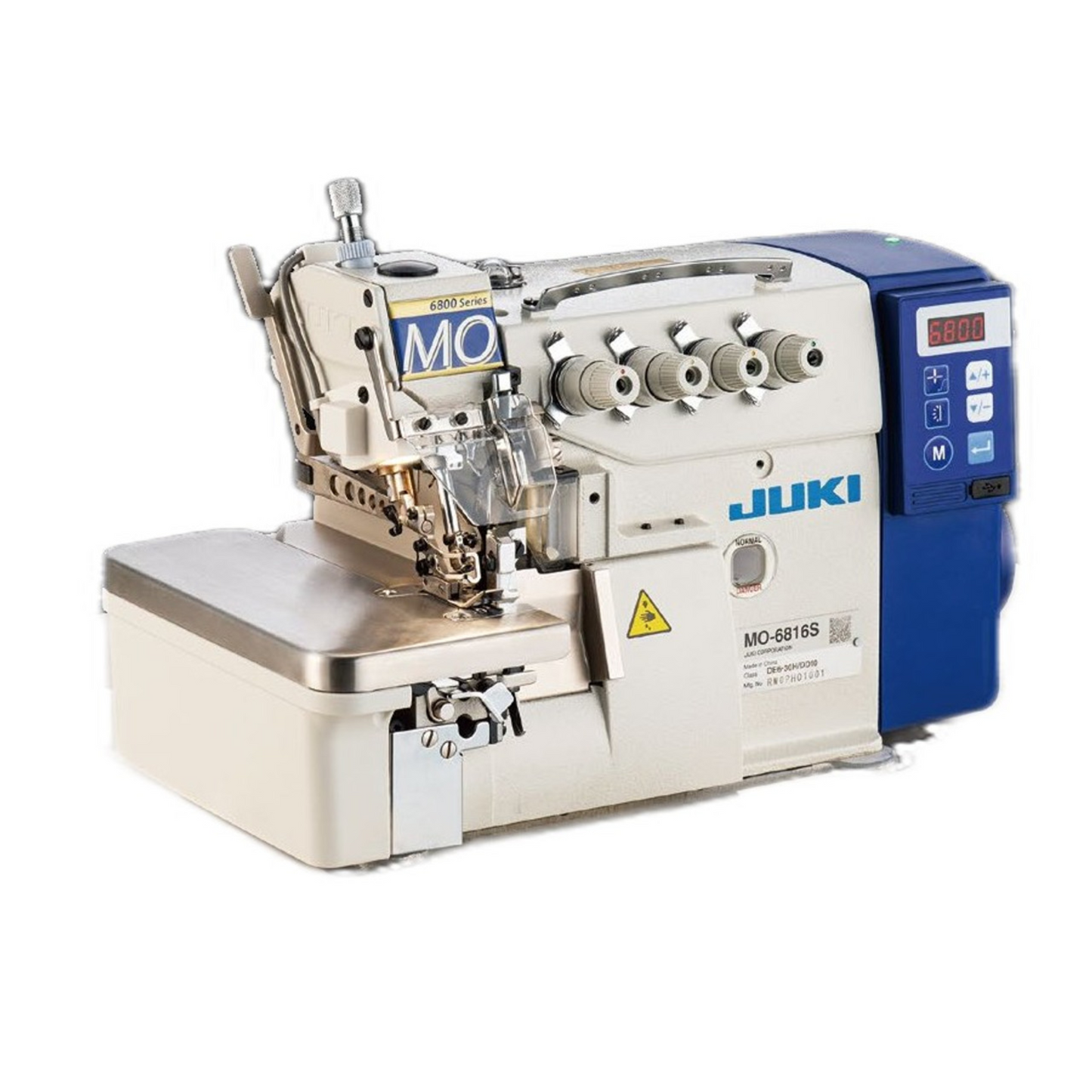 JUKI MO-6816D - Overlocker - Multi color  - Side view