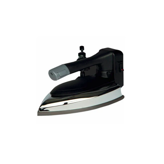 Penguin gravity feed iron PEN550 with original teflon shoe - Steam iton - Black iron - Side view