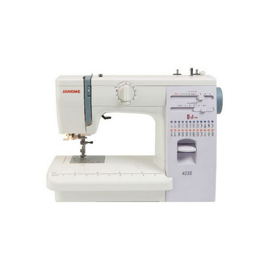 Janome 423S - Sewing machine - White - Front view