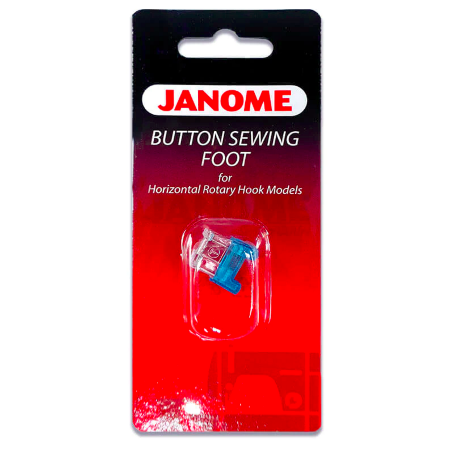 Janome button sewing foot - Sewing accessory - Multi color - Packet