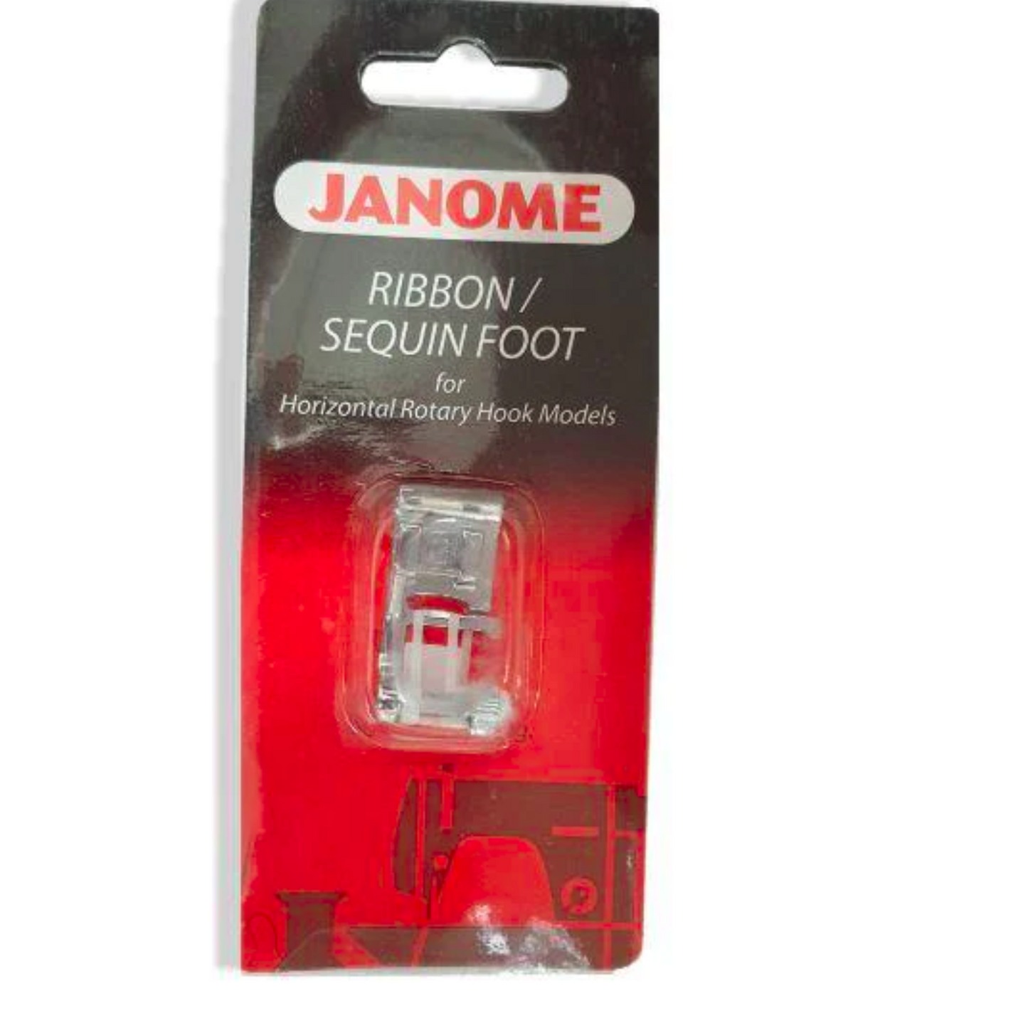 Janome - Ribbon/sequin foot - Silver - Packet