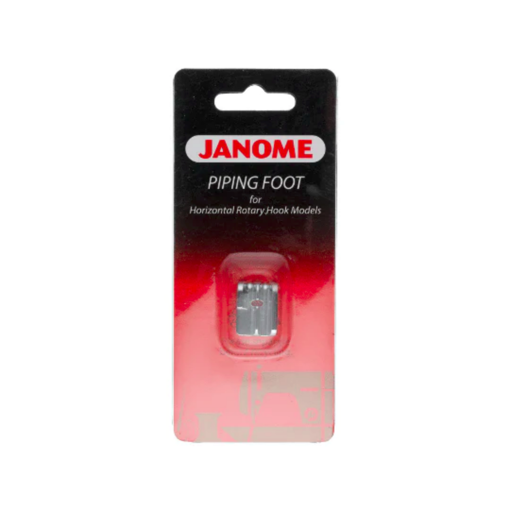 Janome piping foot - Sewing accessory - SIlver - Packet