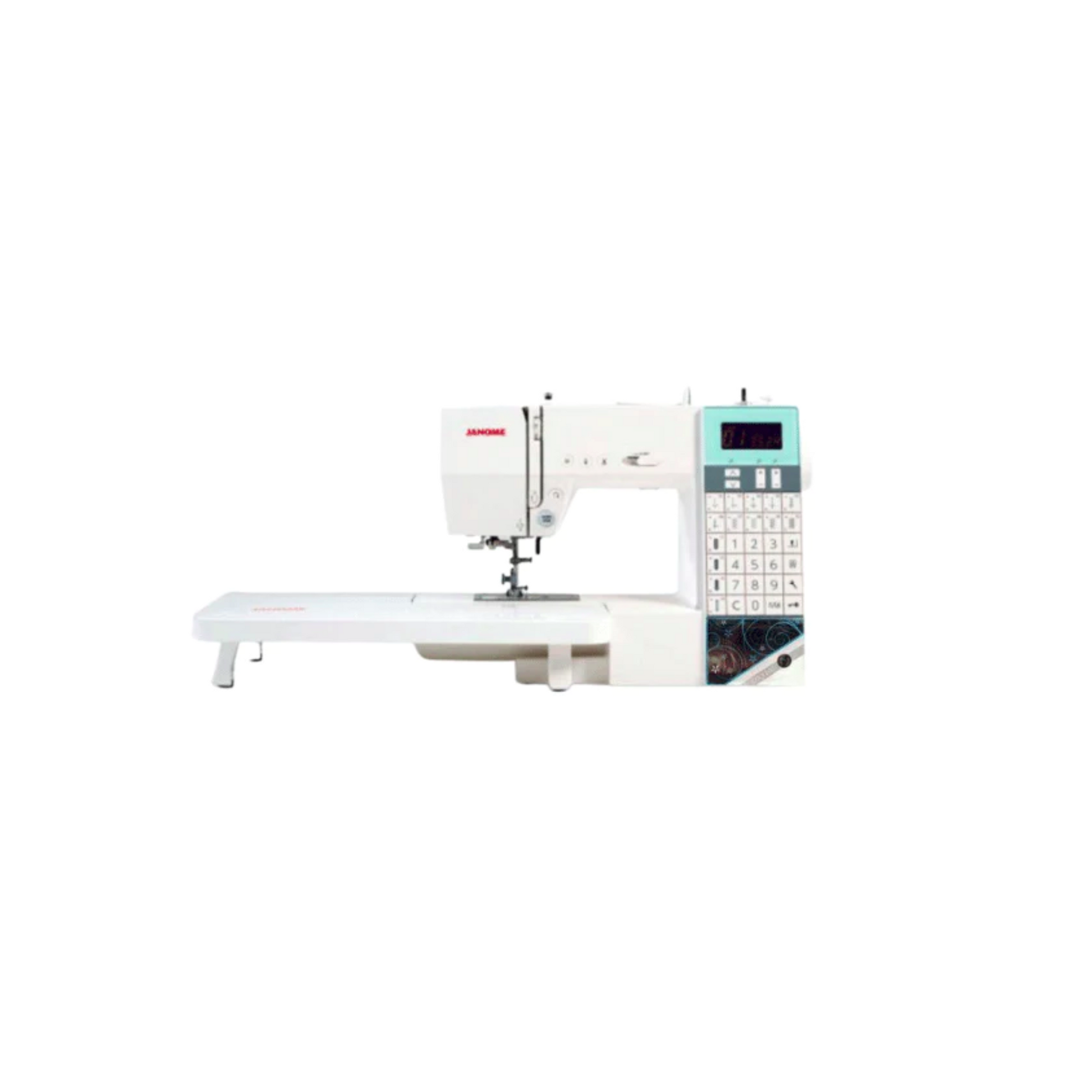 Janome DKS100 - Sewing machine - White - Front view