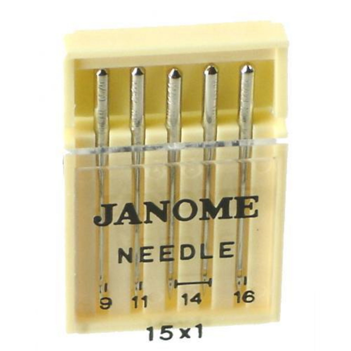 Janome - Sharp needles mixed - Silver - Packet