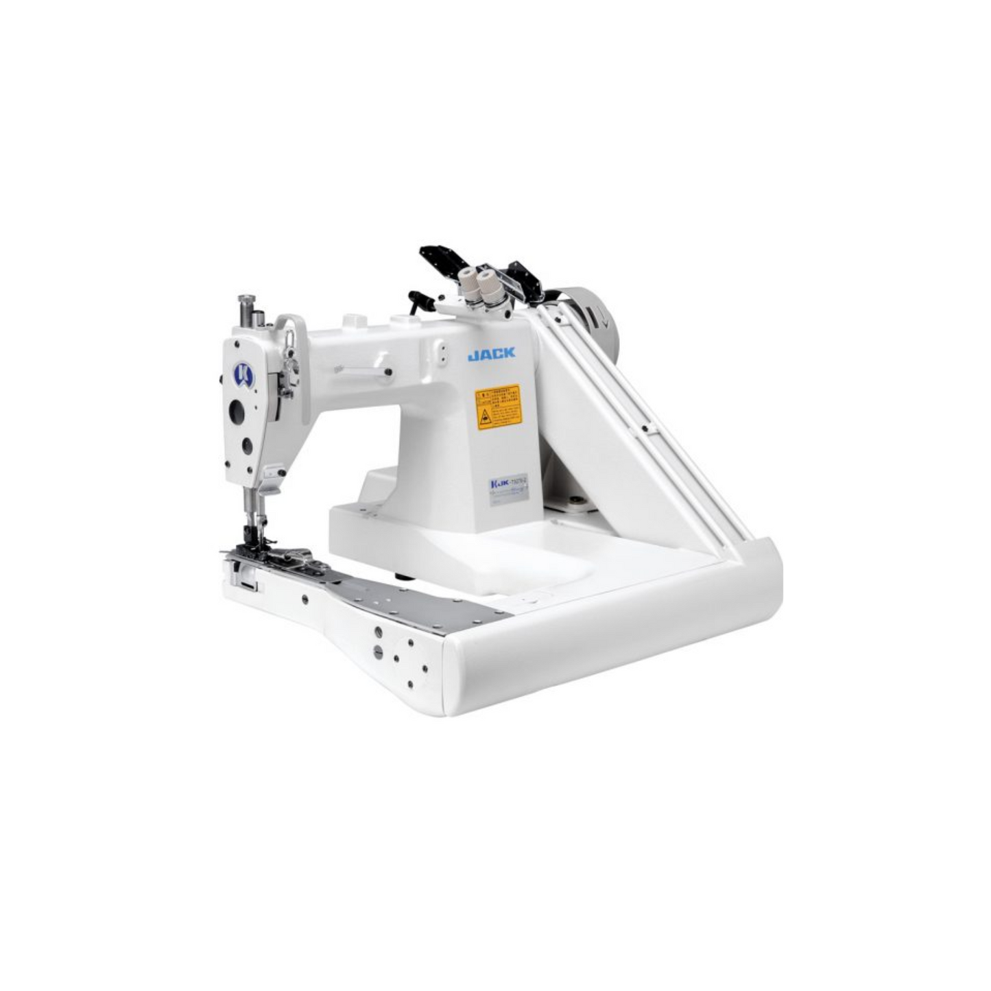 Jack K-T9280-73-PS / JK-T9270-PL feed of the arm - Sewing machine - White - Front view
