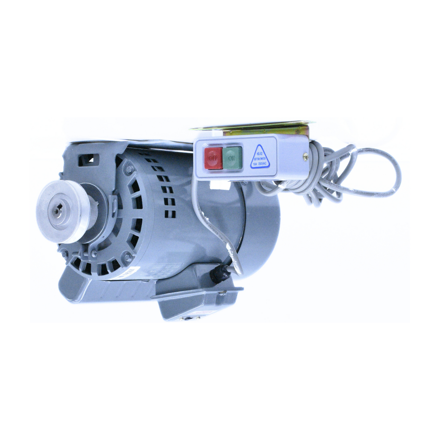 Induction motor 400w - White - Front view