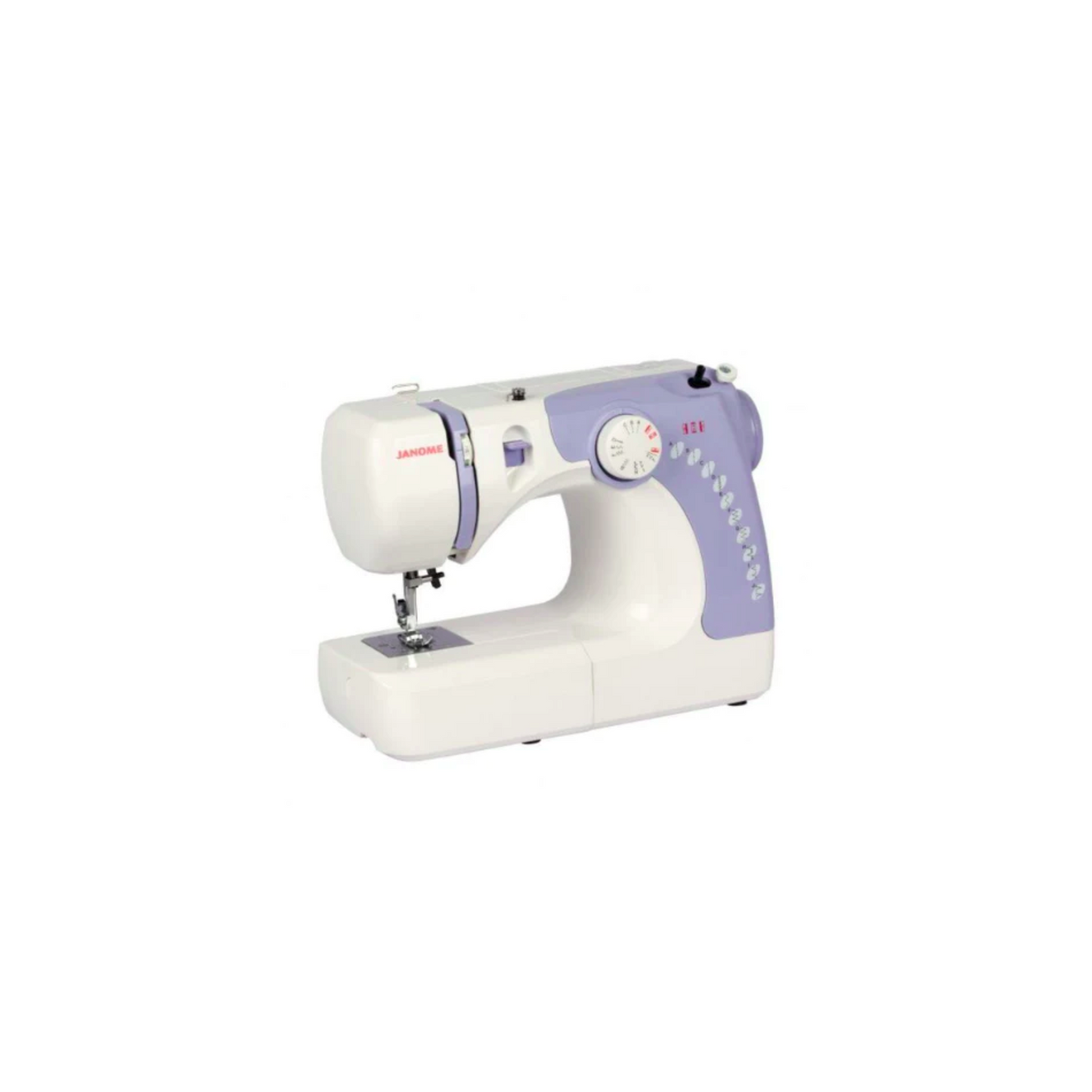 Janome 639x - Sewing machine - White - Side view
