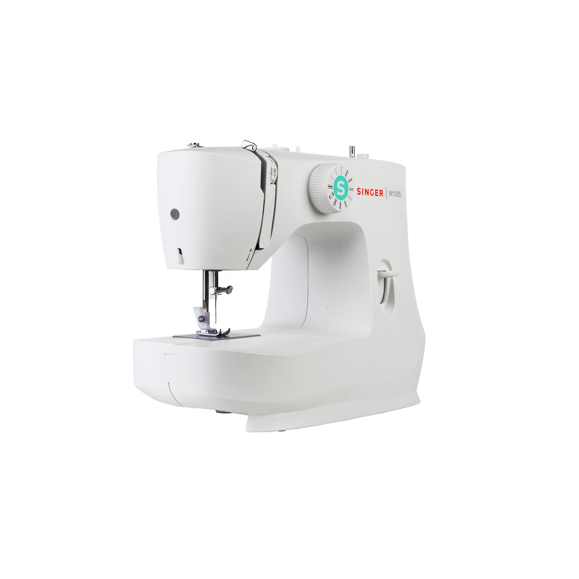 Singer M1505 - Sewing machine - White - Side view