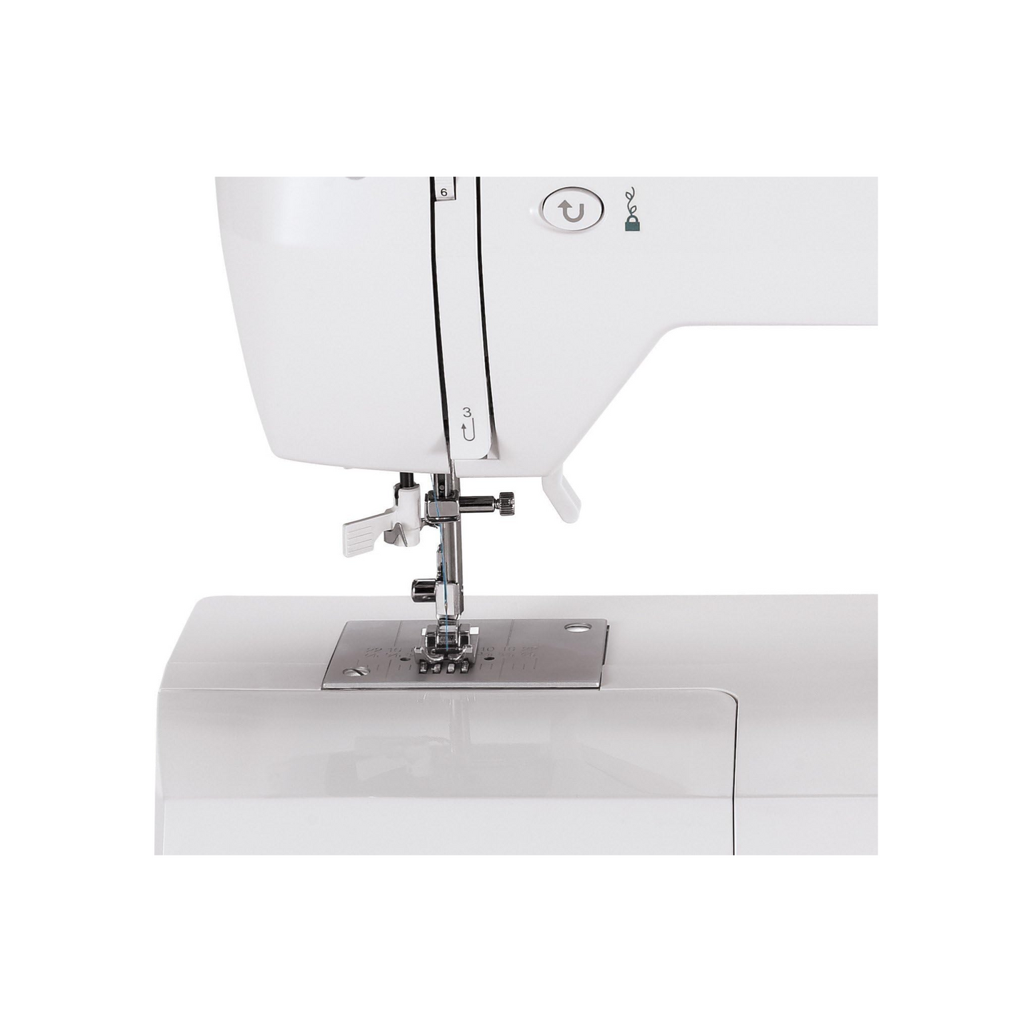 Singer brilliance 6160 - Sewing machine - White - Close view