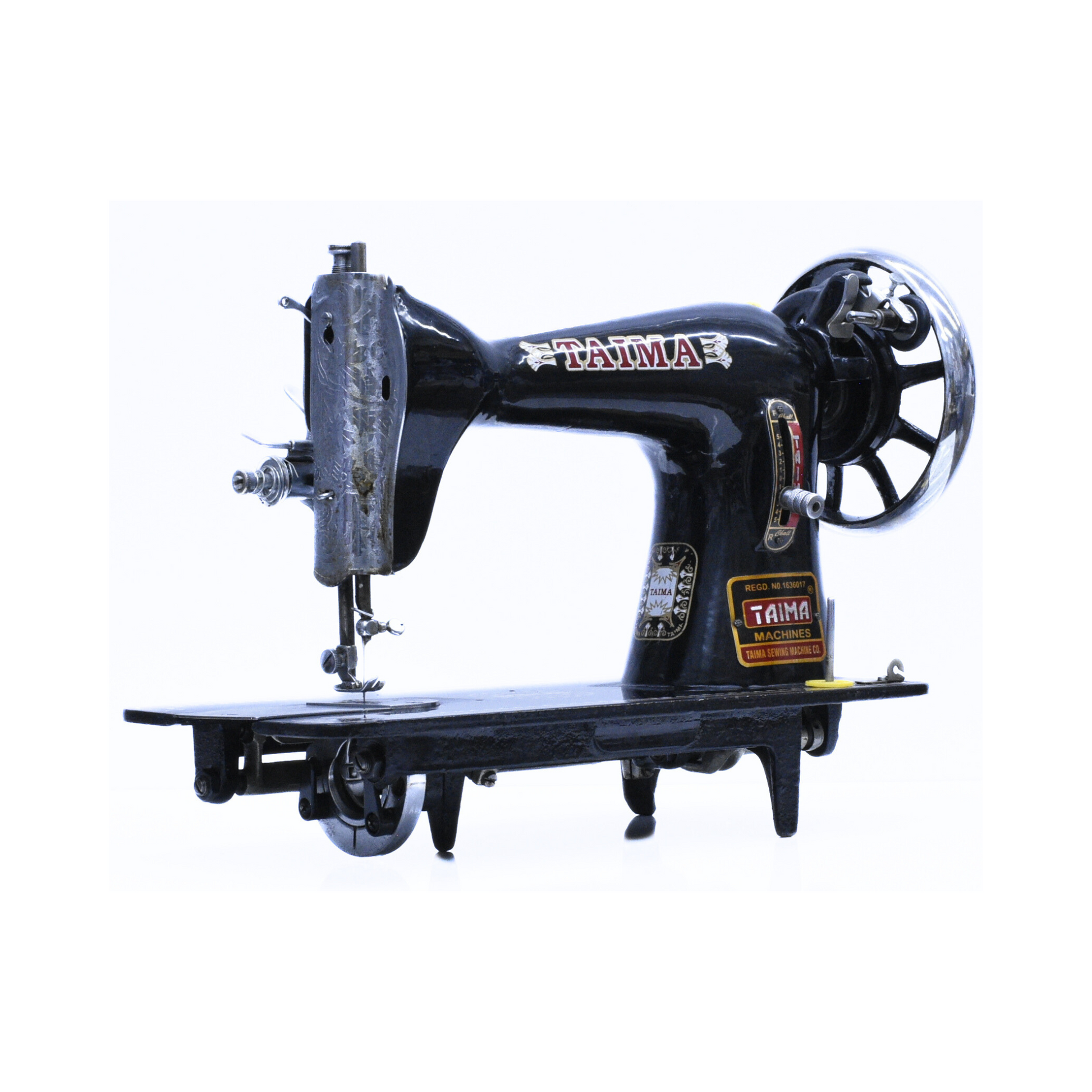 Taima  - Vintage sewing machine - Black - Side view