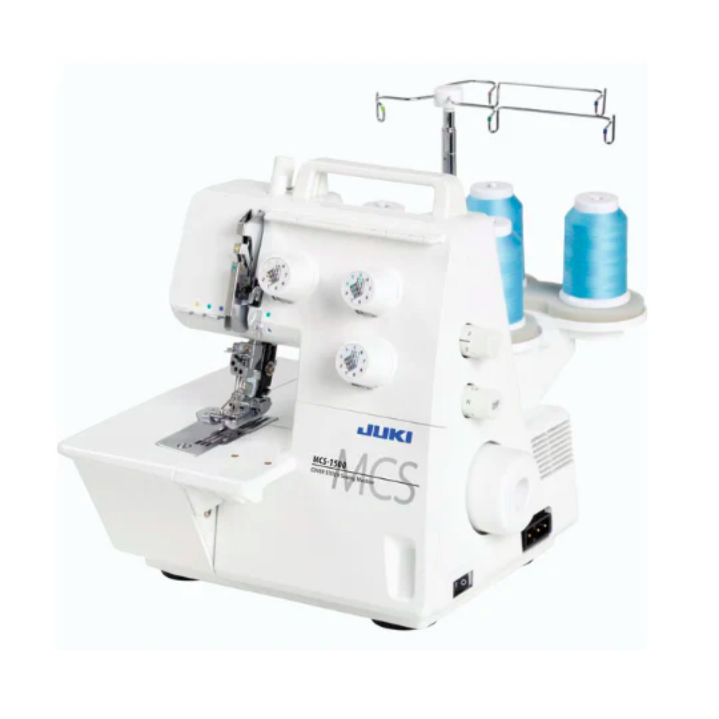 Juki MCS 1500N - Overlock machine - White - Side view 