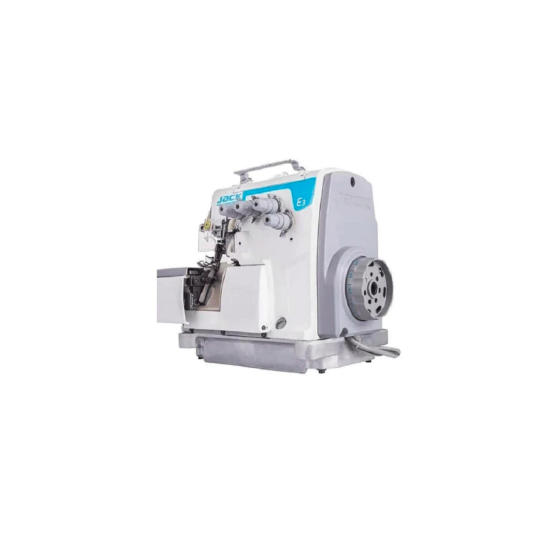 Jack E3 4 thread - Overlock machine - White - Side view