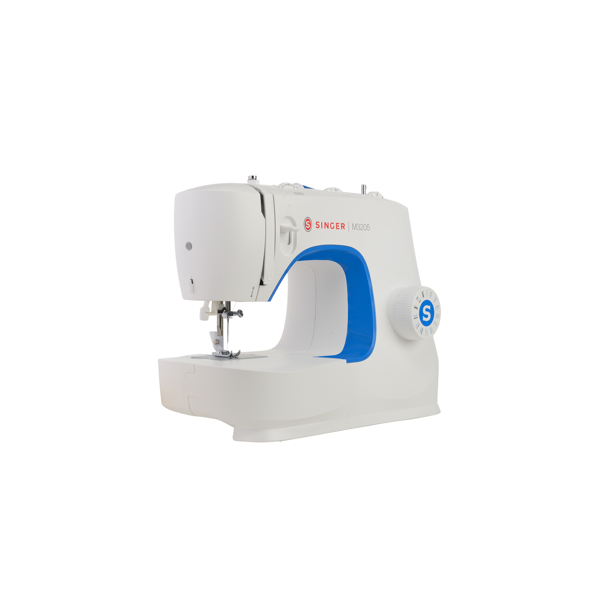 Singer M3205 -  Sewing machine - White - Side view