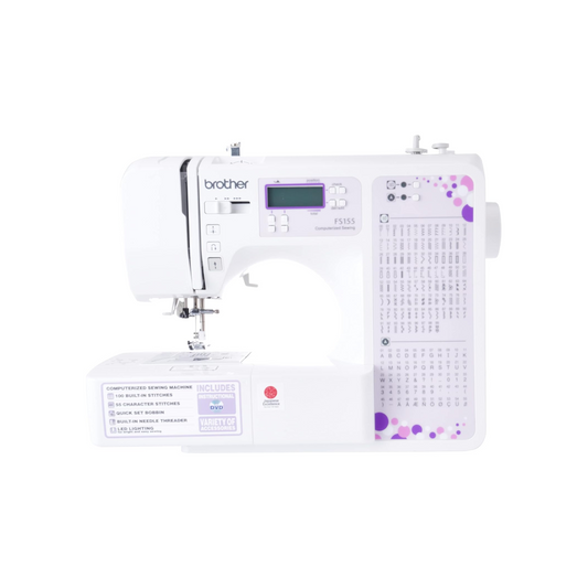 Brother FS155 - Sewing machine - White - Front view