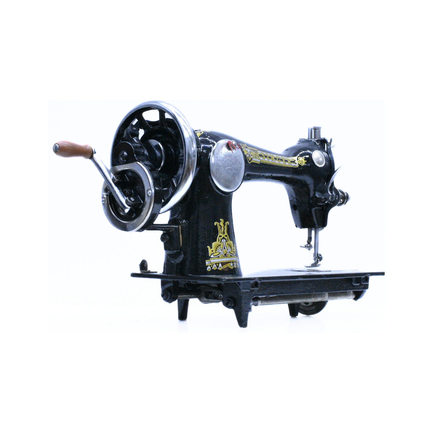 Singer - Vintage sewing machine - Black - Side view