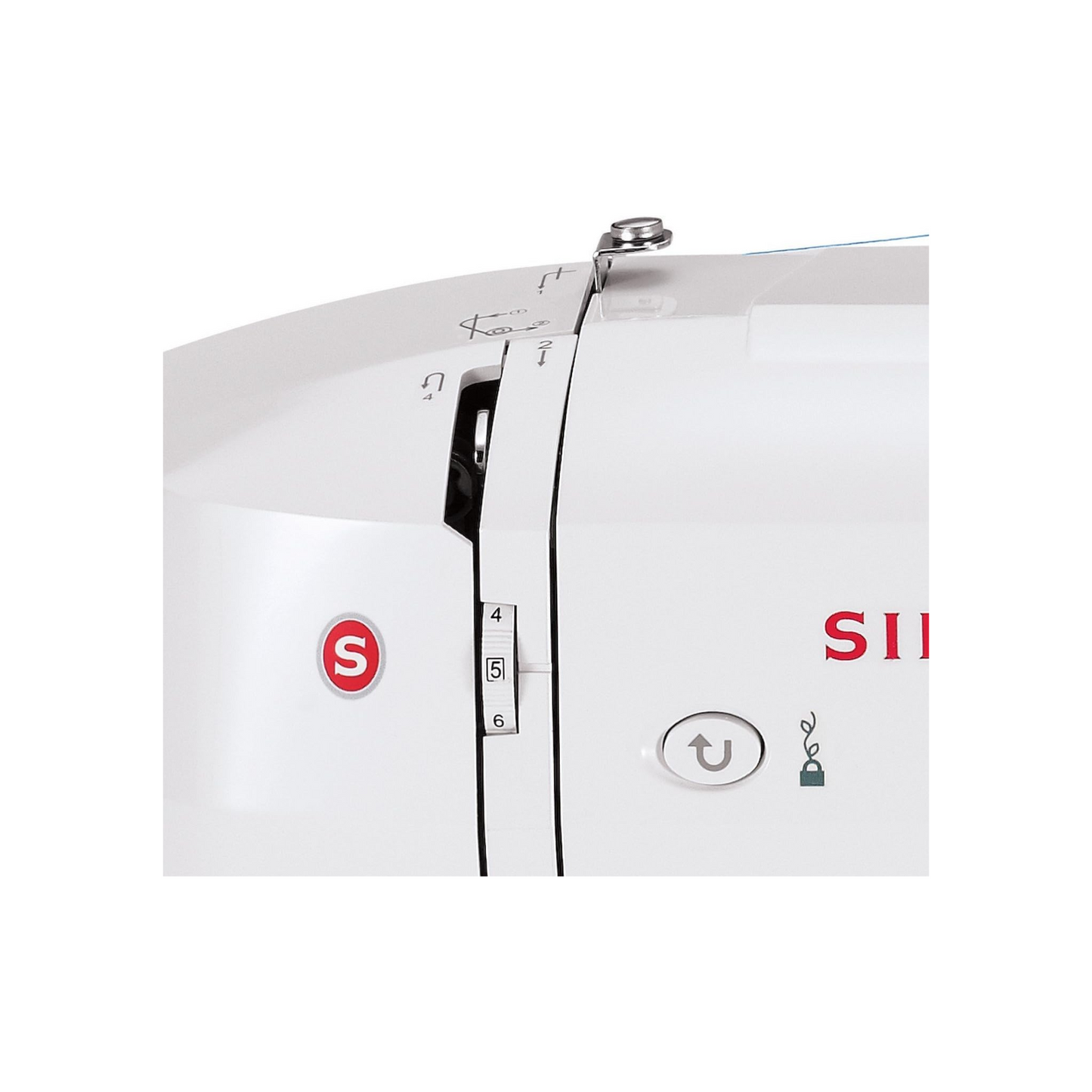 Singer brilliance 6160 - Sewing machine - White - Close view