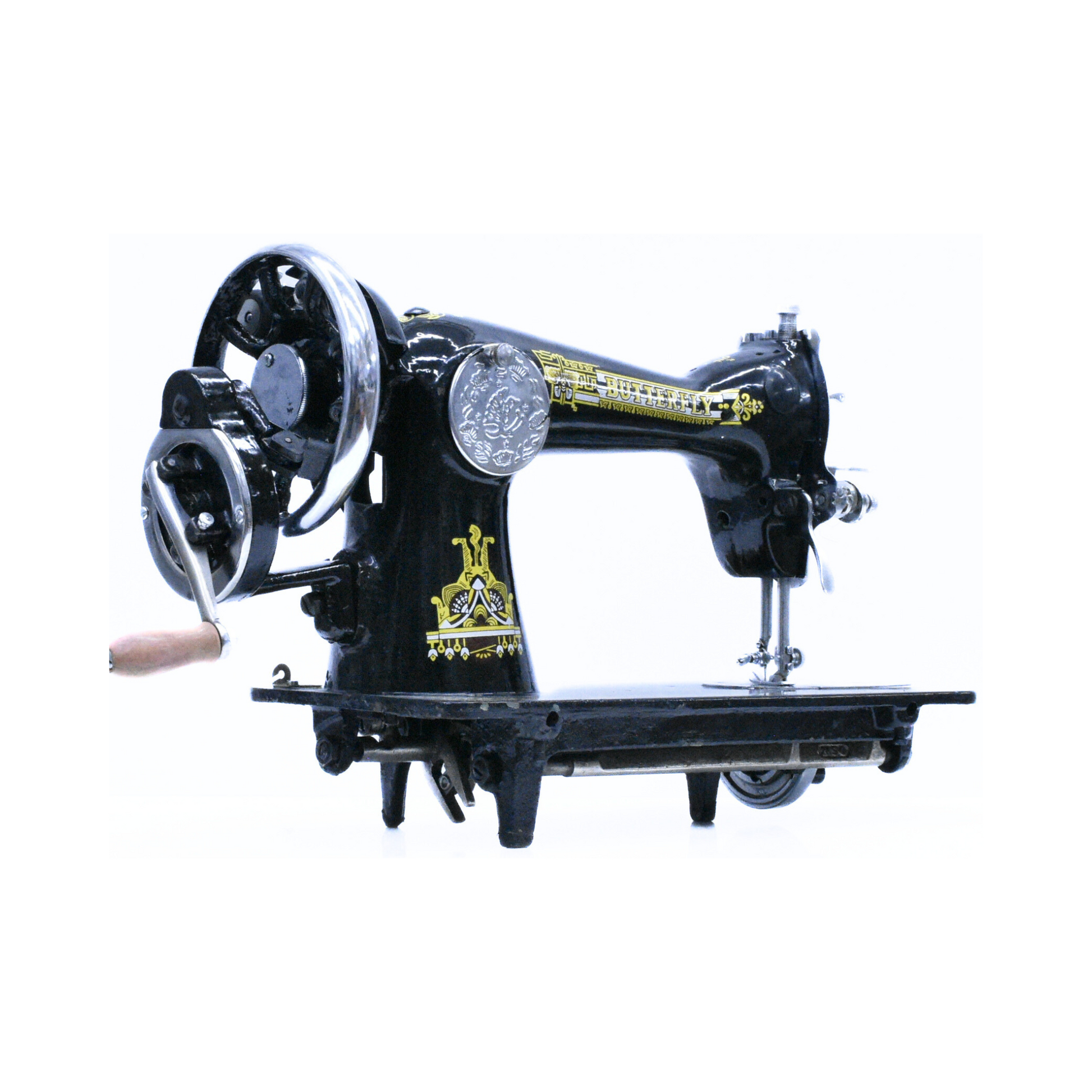 Butter fly  - Vintage sewing machine - Black - Side view