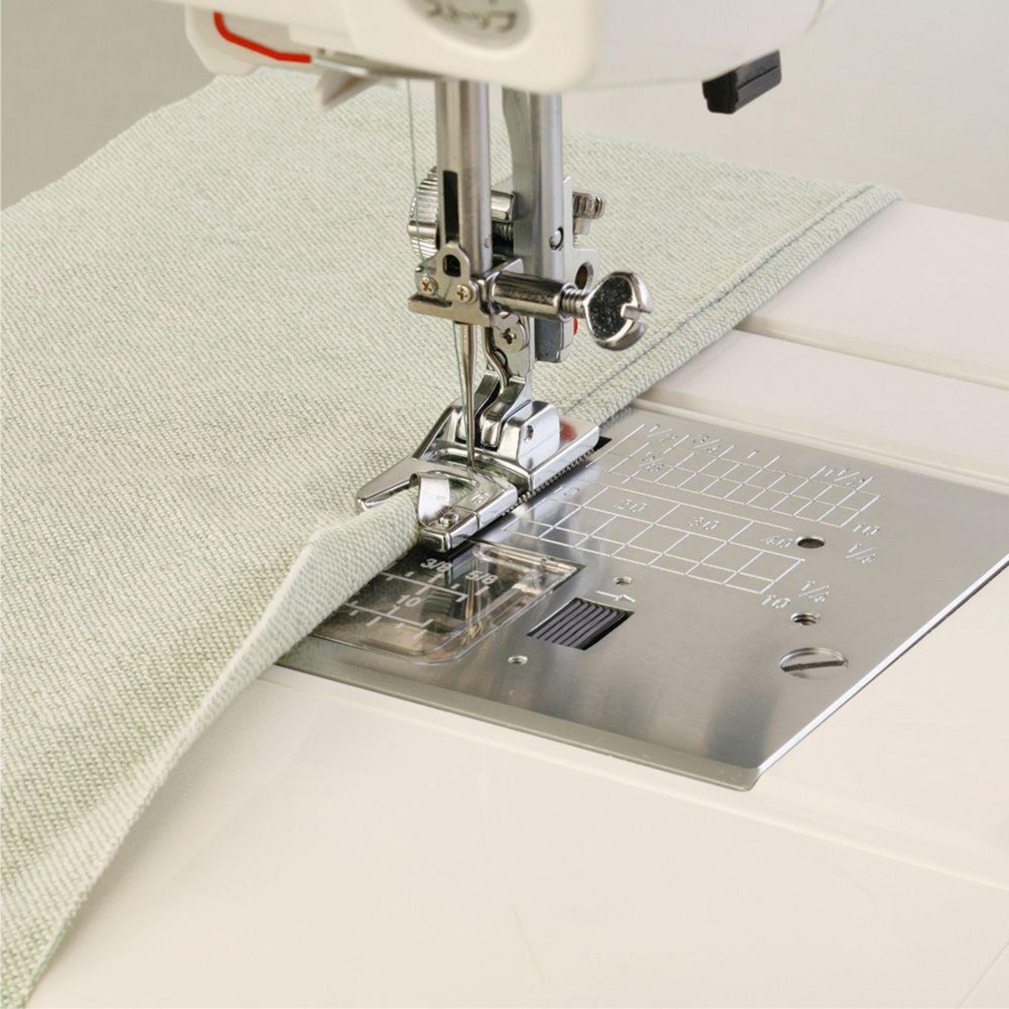 Janome - Rolled hem foot-5mm - Silver - Front view