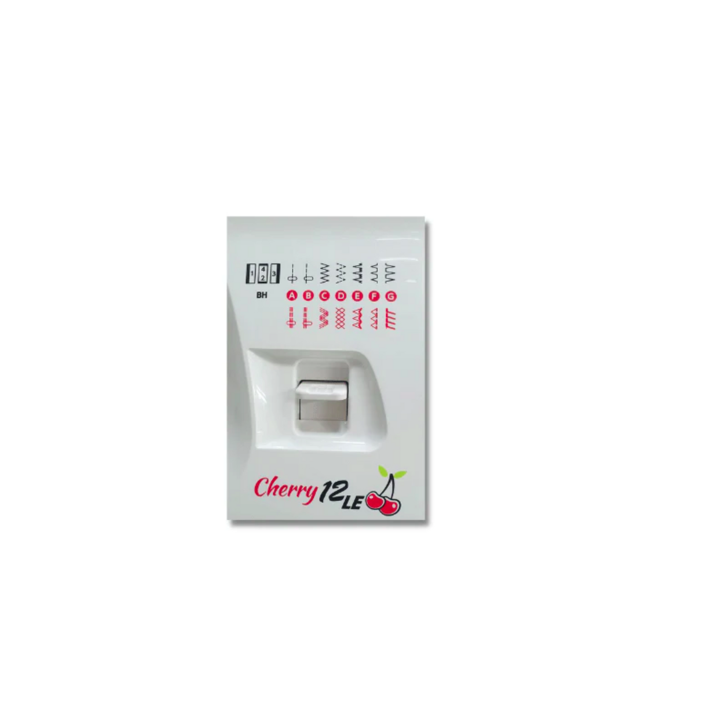 Janome cherry 12LE - Sewing machine - Cherry - Close view
