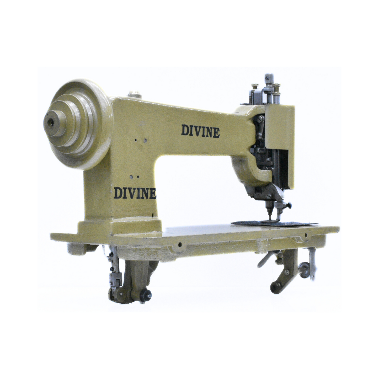 Divine Chain stitch machine - Sewing machine - Brown - Side view